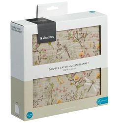 cumpără Accesoriu pentru înfășat Kikka Boo 31103010106 Paturica in 2 straturi de muselina Secret Garden Beige, 100x100cm în Chișinău 