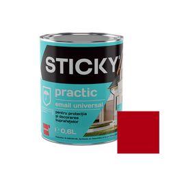 STICKY PRACTIC Email Alchidic Rosu 0,6 L