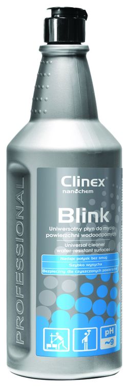 Clinex Blink 1л для очистки водостойких поверхностей