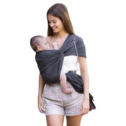 купить Кенгуру Premaman PPS0QL-CCC-UNQ Sistem de purtare wrap elastic pentru bebelusi Lia Gri в Кишинёве 