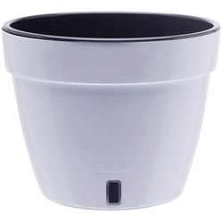 купить Цветочный горшок Santino Asti (15.0L, Alb/Negru) в Кишинёве 