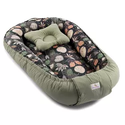 cumpără Cocon pentru bebelusi PernaMea Babynest Green Leaves (PM.100927/27) în Chișinău 