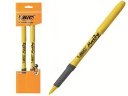 Set textmarkere BIC Brite Liner Grip 2buc galben