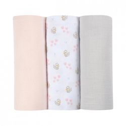 Набор муслиновых пеленок Beaba Swan Pink