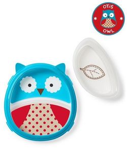 Набор Skip Hop Zoo Smart Тарелка и миска Сова