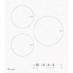 купить Встраиваемая поверхность электрическая Tornado GTR-450NLP Induction WH в Кишинёве 