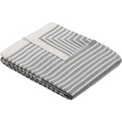 купить Домашний текстиль Ibena 3060/800 Jacquard Decke Ibiza Grey/white в Кишинёве 