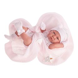 Кукла младенец Тони в розовом, 42 см Код 5064