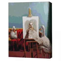 купить Картина по номерам BrushMe DBS1222FC Mozaic cu diamante 40x50сm (fără cutie) Rața-Atelier, Lucia Heffernan в Кишинёве 