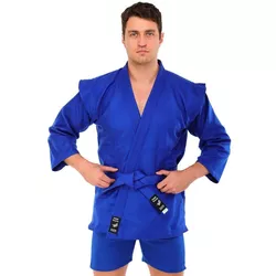 купить Одежда для спорта SUHS 13505 Kimono pt sambo din coton m.140cm, 500g/m2 CO-4676 blue в Кишинёве 