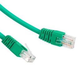 5m, Patch Cord  Green, PP12-5M/G, Cat.5E, Cablexpert, molded strain relief 50u" plugs