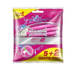Бритвы для женщин с 2 лезвиями Extra2 Beauty, 5+2 шт.
