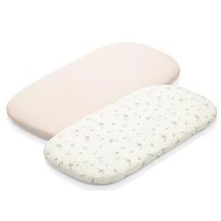 купить Аксессуар для колясок BabyOno 0748/04 Cearsaf de bambus cu banda elastica pentru carucior 2 buc в Кишинёве 