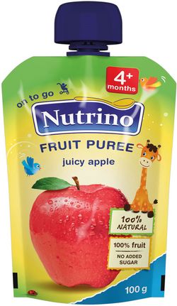 Пюре NUTRINO сочное яблоко (4 мес), 100 г