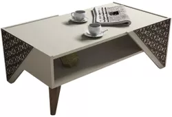 купить Журнальный столик Trendy Берил, кремовый 105x58x40 см в Кишинёве 