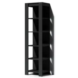 купить Офисный стеллаж Fabrik Home Belfort (550x1970x420) Черный ясень в Кишинёве 