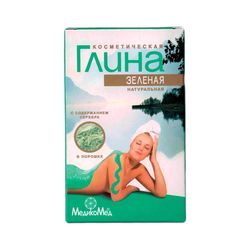 Глина для лица и волос «Зелёная» 100 гр.