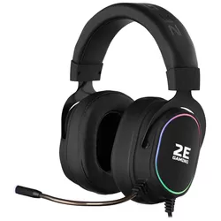 cumpără Căști pentru gaming 2E 2E-HG350BK-7.1 HG350 RGB USB 7.1 Black în Chișinău 