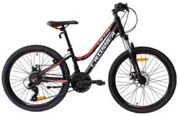 купить Велосипед Crosser LEVIN 26-4036-21-13 Black/Red в Кишинёве 