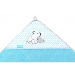 BabyOno Полотенце детское бамбуковое с капюшоном, 100 x 100 см