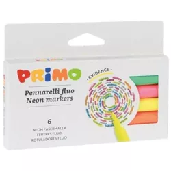 cumpără Set de creație Primo Crafts 6013PEN6F Carioci Neon, 6 culori / 2 mm în Chișinău 