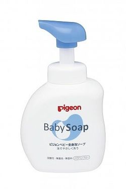 Мыло-пенка для малыша Pigeon без запаха (0+) 500 мл
