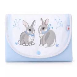 cumpără Accesoriu pentru înfășat Veres 427.3 Матрасик для пеленания дорожный (57x60) Summer Bunny blue în Chișinău 