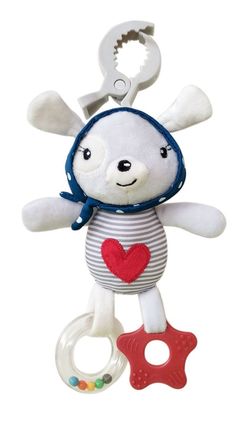 Kikka Boo Love Rome girl stroller rattle