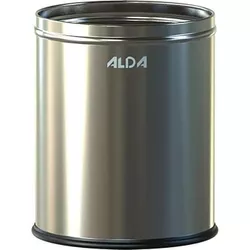 купить Урна для мусора Alda 7l, 25*20cm, inox satinat (607B) в Кишинёве 