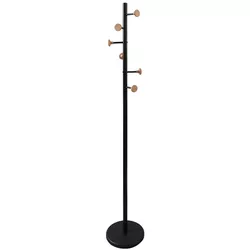 купить Вешалка для одежды Deco GC7458 Black+Natural в Кишинёве 
