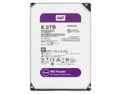 3.5" HDD  8.0TB-SATA-128MB Western Digital  "Purple (WD84PURZ)", Surveillance, CMR