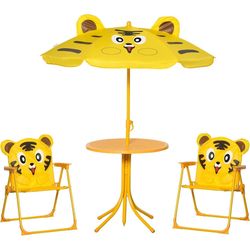 cumpără Set de mobilier pentru copii Promstore 42554 Set mobilier pentru copii Tigru 4 unitati, galben în Chișinău 