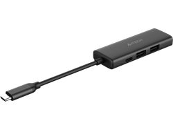 Docking Station A4Tech 4-IN-1, HDMI, USB 3.0, USB 2.0, Type C,  PD100W, Aluminum, Ash Grey