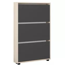 купить Полка для обуви Mobildor-Lux Leo Slim 70x16x125H cm Sonoma/Anthracite в Кишинёве 