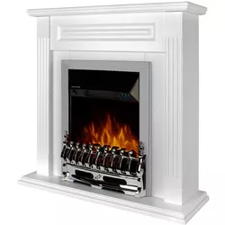 купить Камин электрический ArtFlame Orina & Galileo silver, 900x900x270mm, Alb в Кишинёве 