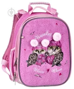 Школьный рюкзак ”Owls” CLASS I розовый