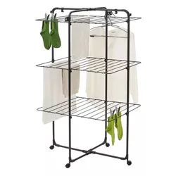 cumpără Uscător de rufe Brabantia 30 39 82 Hangon Tower, 23m, Matt Black în Chișinău 