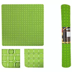 купить Коврик для ванной MSV 30789 Covoras pentru dus 54x54cm Premium verde, cauciuc в Кишинёве 
