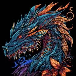 cumpără Tablou pe numere Strateg 58056 Dragonul Puternic 30x30cm (fundal negru) în Chișinău 