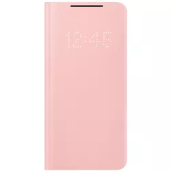 купить Чехол для смартфона Samsung EF-NG996 Smart LED View Cover Pink в Кишинёве 