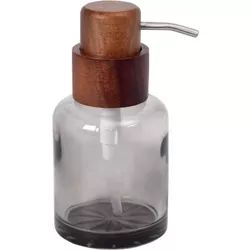купить Дозатор для мыла Bisk 08387 din sticla FIGO gri-inchis в Кишинёве 