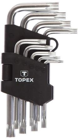 купить Набор ручных инструментов Topex 819 Chei Torx scurte T10-T50 (1set-9buc) (35D960) в Кишинёве 