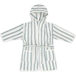 cumpără Accesoriu pentru baie Jollein 060-808-68085 Halatel de baie Stripe Terry Sea Green GOTS (1-2 ani) în Chișinău 