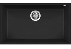 купить Мойка кухонная Elleci QUADRA 130 (760x440 mm) UNDERMOUNT 40 FULL BLACK в Кишинёве 