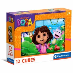 cumpără Puzzle Clementoni Cuburi Dora the Explorer 2025, 12 bucăți (41510) în Chișinău 