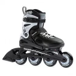 купить Роликовые коньки Rollerblade FURY NERO\BIANCO Size 33-38 в Кишинёве 