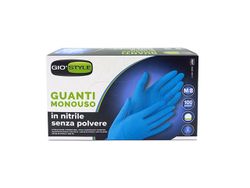 Manusi din nitril Giostyle albastre marimea M, 100buc