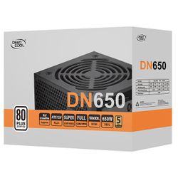 Power Supply ATX 650W Deepcool DN650, 80PLUS, Active PFC, 120mm silent fan, Retail