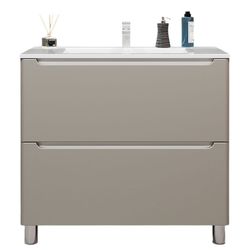 cumpără Dulap pentru lavoar Bayro Bergamo под столешницу / под умывальник Allegro 1000 light grey în Chișinău 