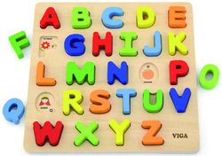 cumpără Puzzle Viga 50124 Bloc puzzle Învățăm alfabetul în Chișinău 